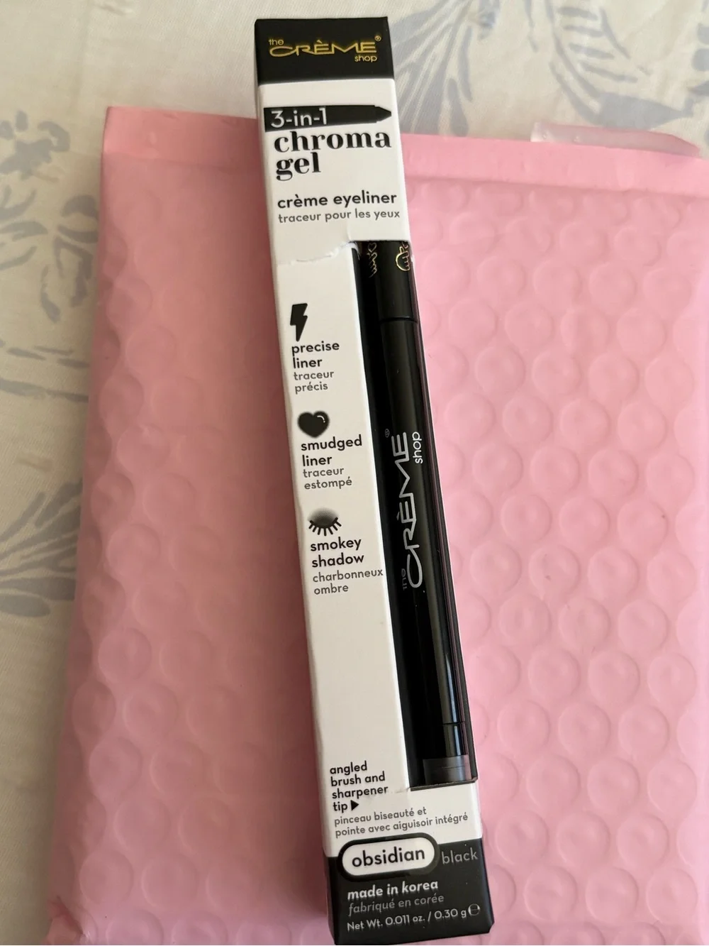 THE CRÈME 3-in-1 Chroma Gel Eyeliner - Obsidian Black